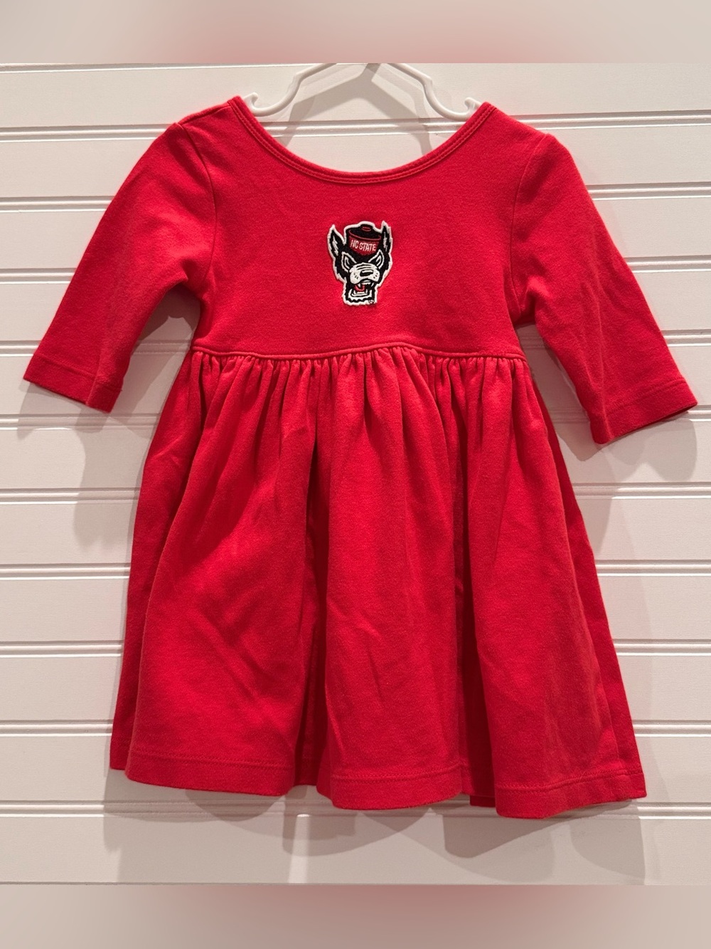 NC State Wolfpack Girls Dress 2T Red Creative Knitwear Cotton Game Day
